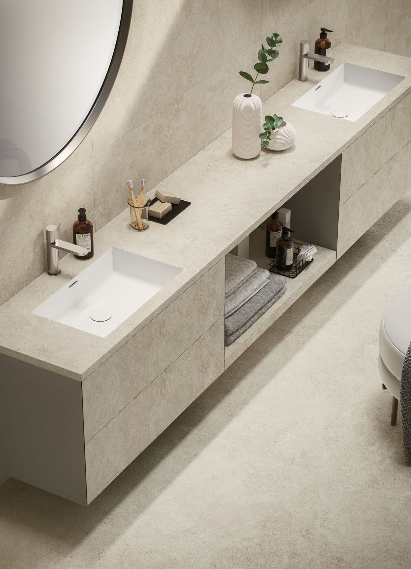 Armonia Atlas Concorde Habitat, mobile bagno sospeso