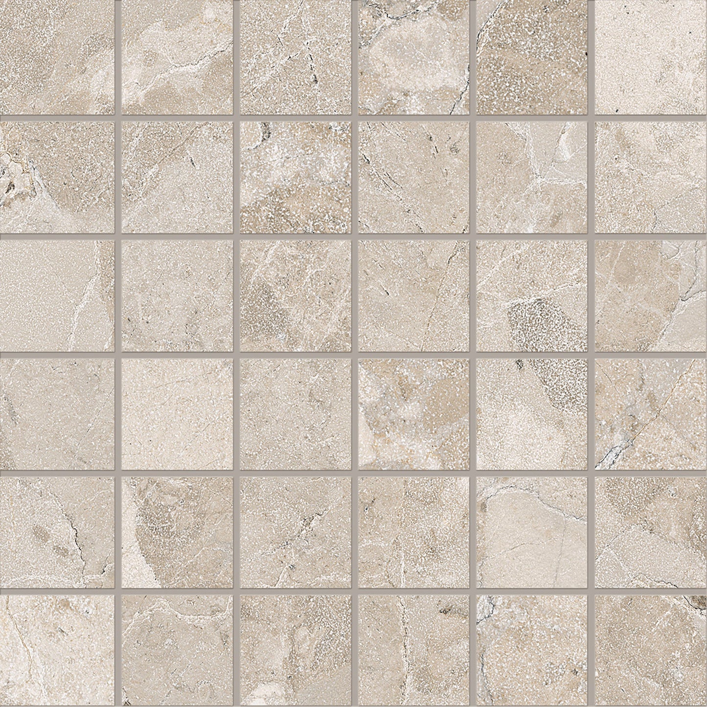 Ergon Matera Stone Greige Mosaico 5x5 Silktech EN9W | Miglior prezzo nel 2025 su Cego Ceramiche