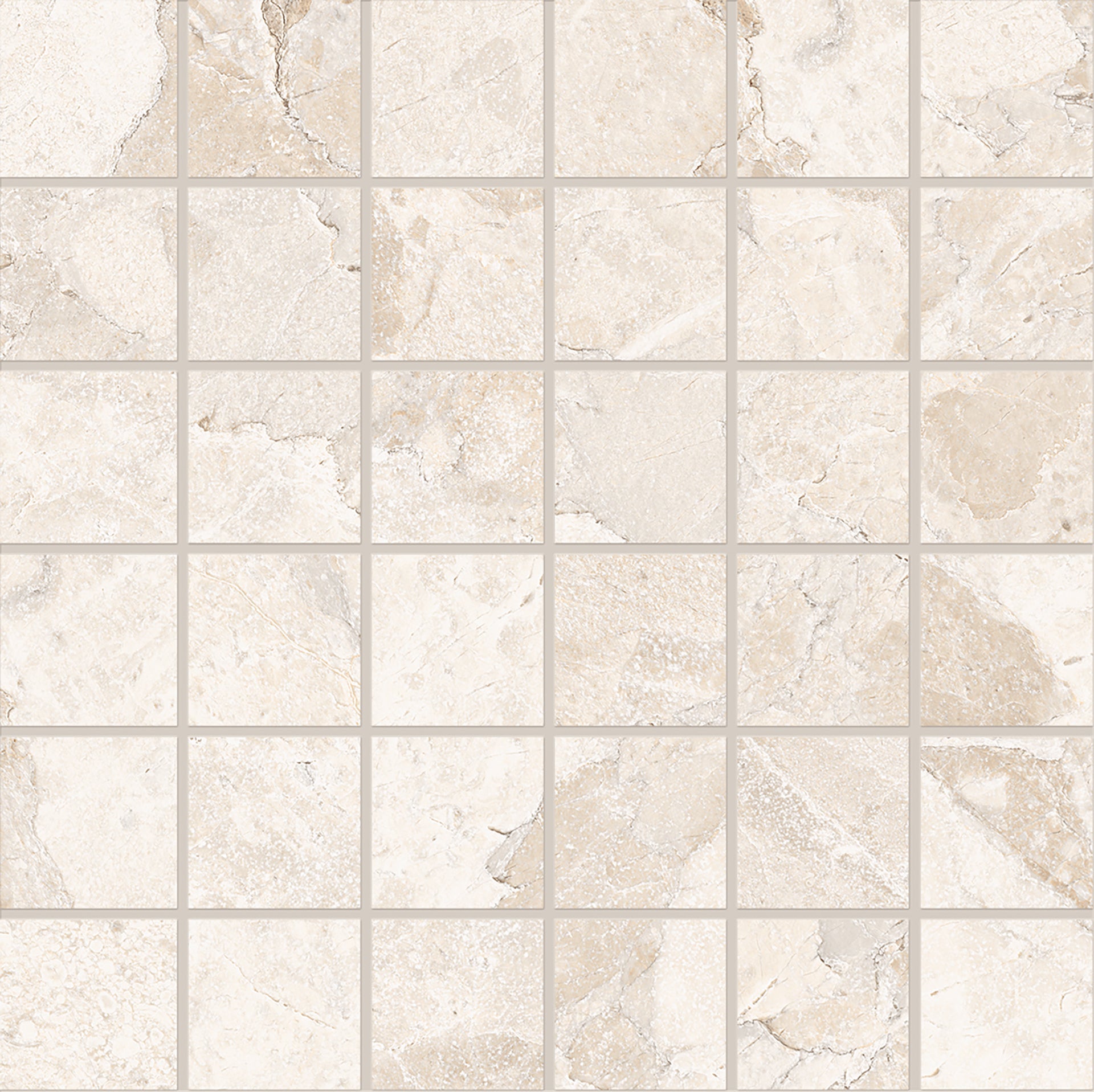 Ergon Matera Stone White Mosaico 5x5 Silktech - Gres Porcellanato di Ergon - Prezzo solo €34.98! Compra ora su CEGO CERAMICHE