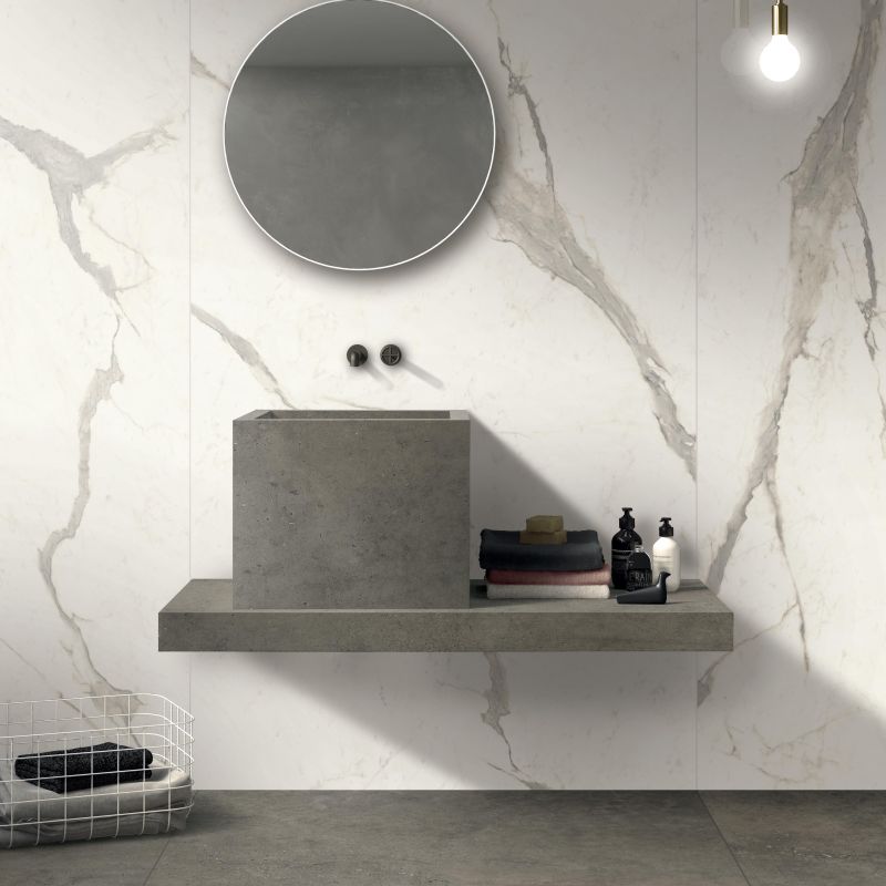 Supreme Evo Statuario Superior 120x120 nat - Gres Porcellanato di Flaviker - Prezzo solo €126.50! Compra ora su CEGO CERAMICHE