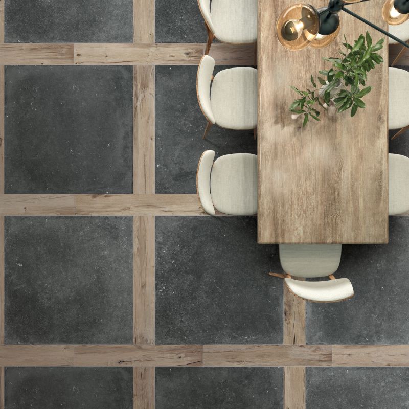 Nordik Stone Black 60x60 Nat - Gres Porcellanato di Flaviker - Prezzo solo €33! Compra ora su CEGO CERAMICHE