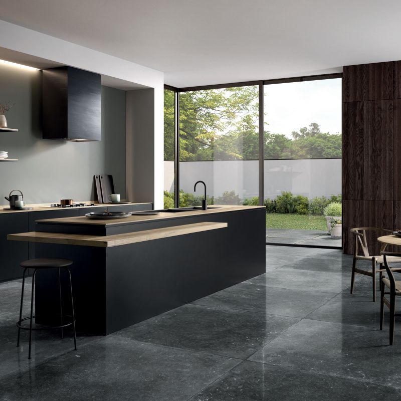 Nordik Stone Black 120x120 Nat - Gres Porcellanato di Flaviker - Prezzo solo €132.50! Compra ora su CEGO CERAMICHE