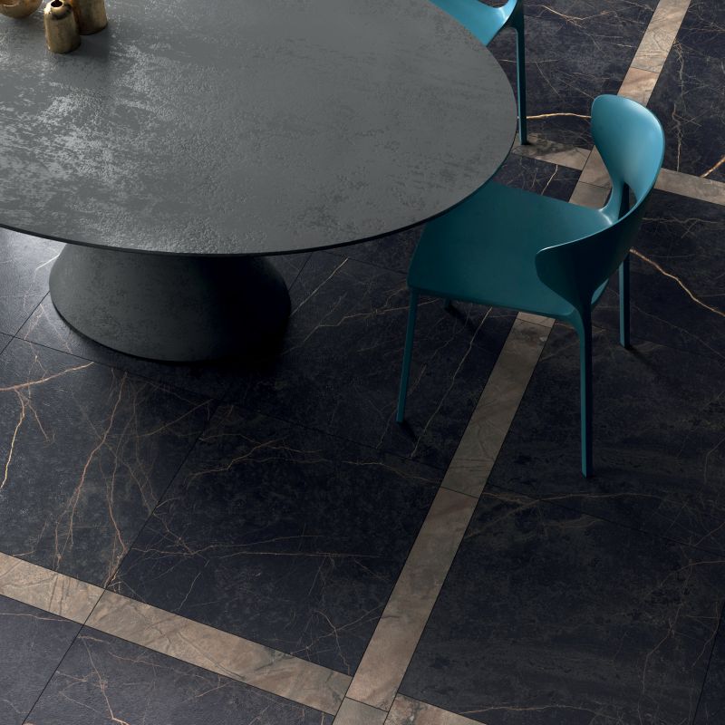 Epoque Black 10x60 nat - Gres Porcellanato di Ariana Ceramiche - Prezzo solo €24! Compra ora su CEGO CERAMICHE