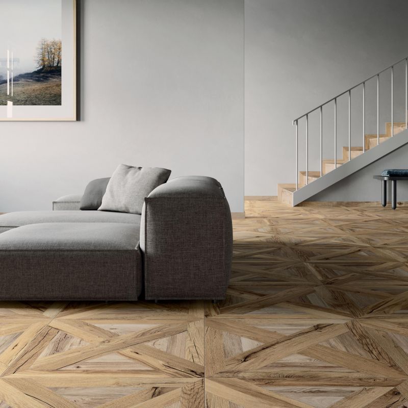 Nordik Wood Palace Beige/Gold 60x60 Nat - Gres Porcellanato di Flaviker - Prezzo solo €50.67! Compra ora su CEGO CERAMICHE