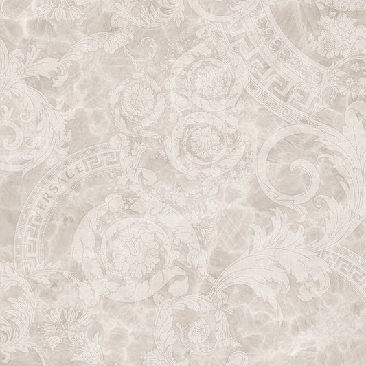 Versace Meteorite Megabarocco Bianco 60x60 Naturale