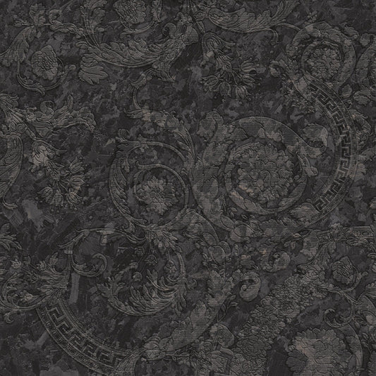 Versace Meteorite Megabarocco Nero 60x60 Naturale