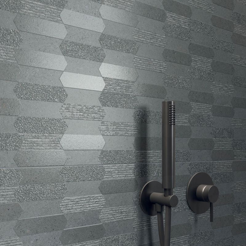 Rockin Lozenge Grey 3D Tech 60x120 Nat - Gres Porcellanato di Flaviker - Prezzo solo €69.30! Compra ora su CEGO CERAMICHE