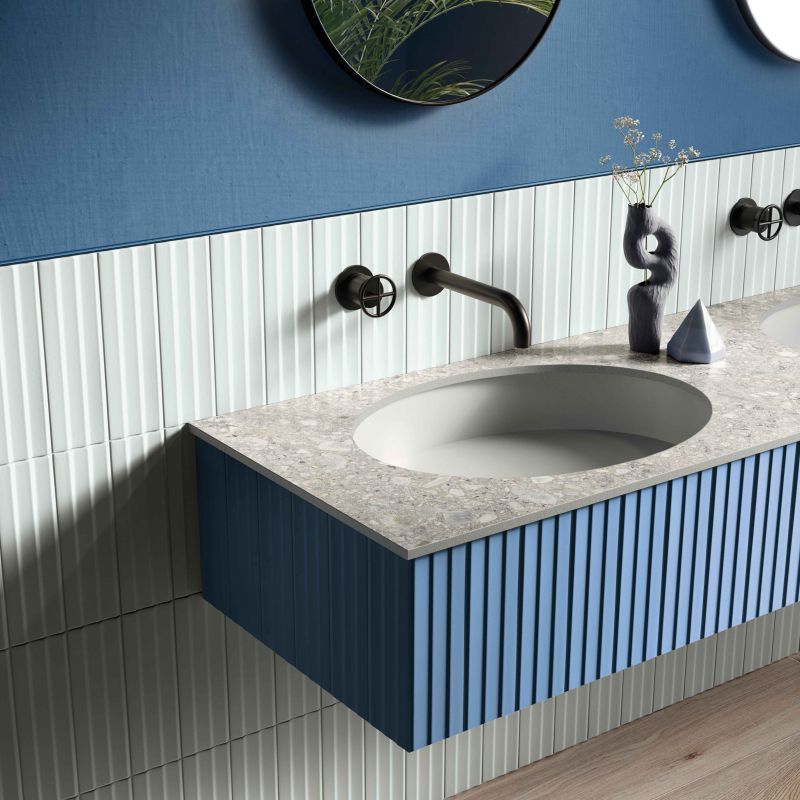 Flow Watery Satin 6x25 - Pasta Bianca di Flaviker - Prezzo solo €16.90! Compra ora su CEGO CERAMICHE