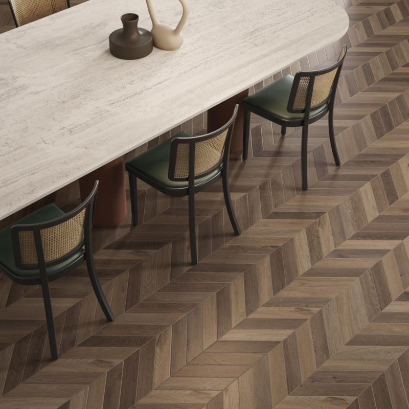 Four Season Chocolate Chevron 7,5x40,7 nat - Gres Porcellanato di Flaviker - Prezzo solo €34.11! Compra ora su CEGO CERAMICHE