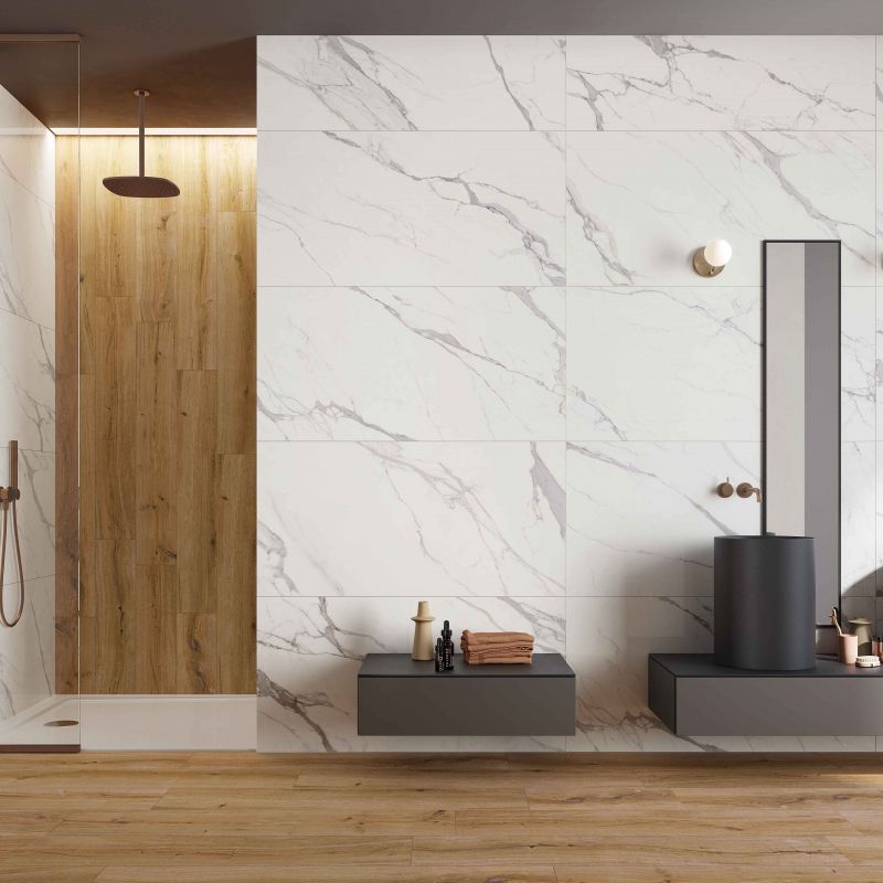 Nobile Statuario 60x120 lux - Gres Porcellanato di Ariana Ceramiche - Prezzo solo €65.68! Compra ora su CEGO CERAMICHE