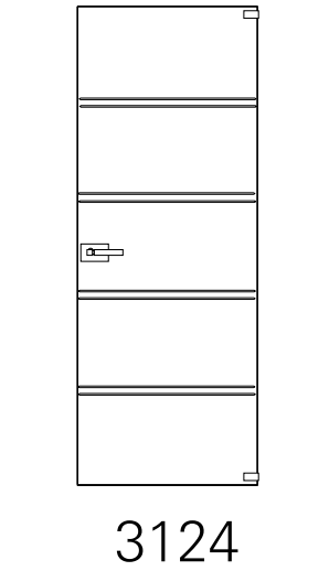 Bertolotto Alaska Incisi - Scorrevole a scomparsa