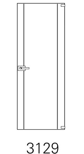 Bertolotto Alaska Incisi - Plana Argento (scorrevole esterno muro su binario)