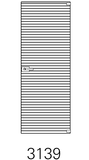 Bertolotto Alaska Incisi - Plana Argento (scorrevole esterno muro su binario)