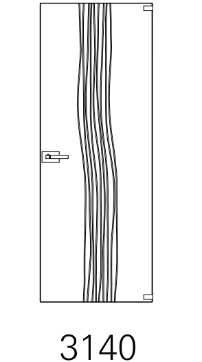 Bertolotto Alaska Incisi - Plana Argento (scorrevole esterno muro su binario)