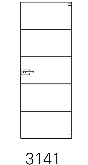 Bertolotto Alaska Incisi - Scorrevole a scomparsa