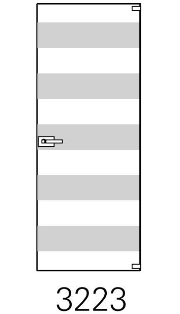 Bertolotto Alaska Sabbiati - Plana Argento (scorrevole esterno muro su binario)