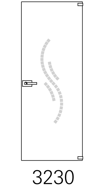 Bertolotto Alaska Sabbiati - Plana Argento (scorrevole esterno muro su binario)