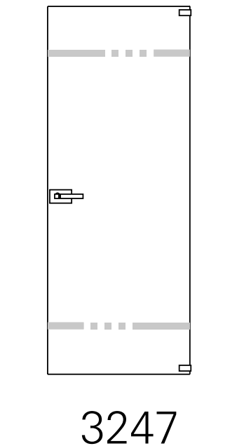 Bertolotto Alaska Sabbiati - Plana Argento (scorrevole esterno muro su binario)