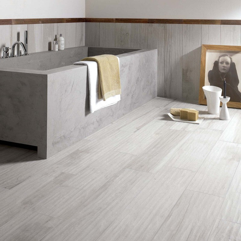 Soleras Bianco 13,5x80 naturale - Gres Porcellanato di ABK - Prezzo solo €30! Compra ora su CEGO CERAMICHE