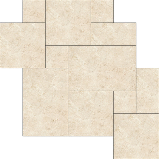 Gardenia&Ariana Orosei Mix Flakes Vanilla Naturale Bordo Naturale 8,5mm 40x60