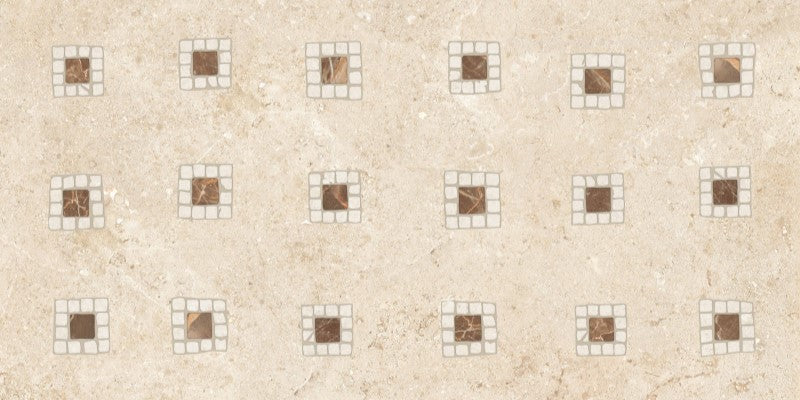 Gardenia&Ariana Orosei Tesserae Vanilla Decorato Antique 3D Rettificato 8,5mm 60x120