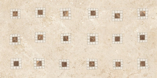 Gardenia&Ariana Orosei Tesserae Vanilla Decorato Antique 3D Rettificato 8,5mm 60x120