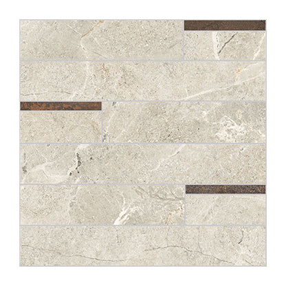 Noble Stone White Mosaico modulo 30x30 - Gres Porcellanato di LA FABBRICA AVA - Prezzo solo €59! Compra ora su CEGO CERAMICHE