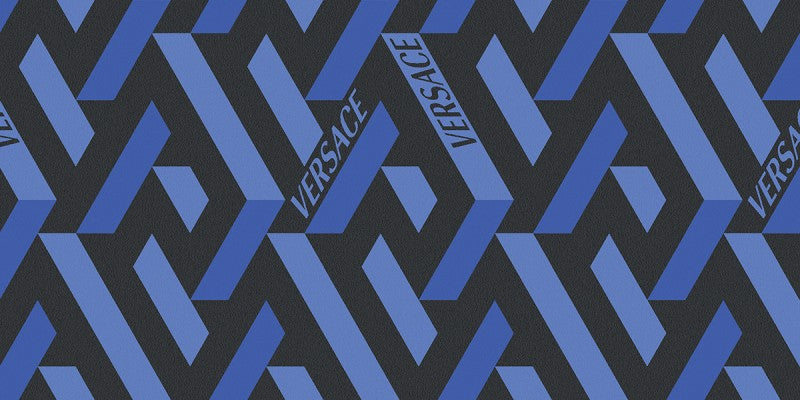 Versace Icons La Greca Maxi Blue 60x120