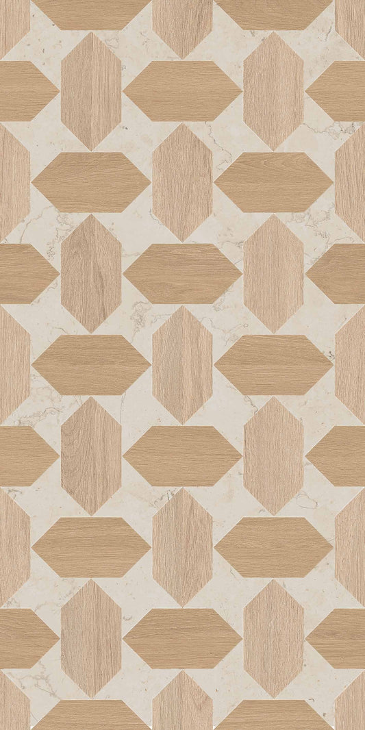 Gardenia&Ariana Tabulae Refined Marble Decorato Rettificato 8,5mm 60x120