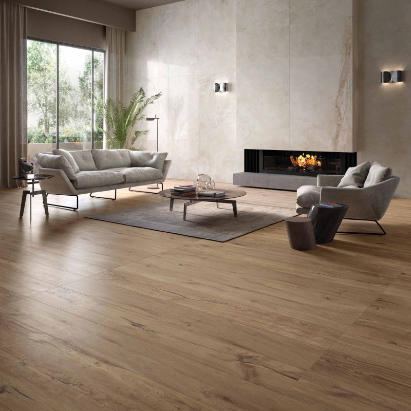 Cozy Brown 20x120 Nat - Gres Porcellanato di Flaviker - Prezzo solo €46! Compra ora su CEGO CERAMICHE