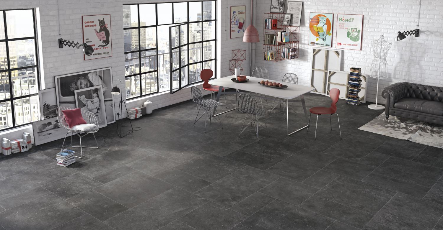 Absolute Nero 60x60 Grip OUTFIT2.0 - Gres Porcellanato di Castelvetro - Prezzo solo €24.55! Compra ora su CEGO CERAMICHE