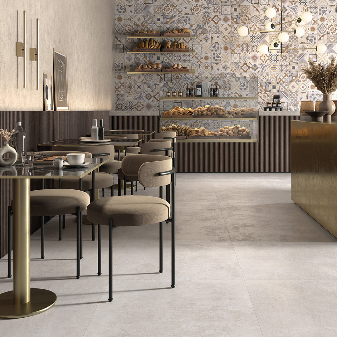 Absolute Beige 60x60 Grip OUTFIT2.0 - Gres Porcellanato di Castelvetro - Prezzo solo €24.55! Compra ora su CEGO CERAMICHE