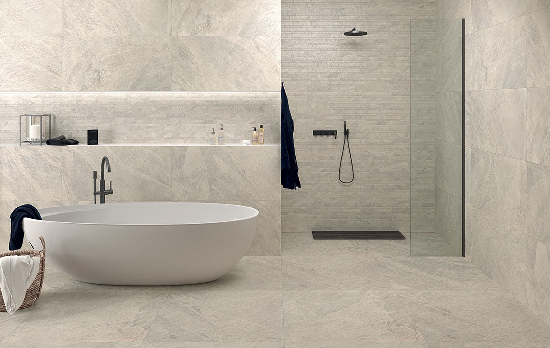 Slate Grigio 60x120 Grip OUTFIT2.0 - Gres Porcellanato di Castelvetro - Prezzo solo €35.97! Compra ora su CEGO CERAMICHE