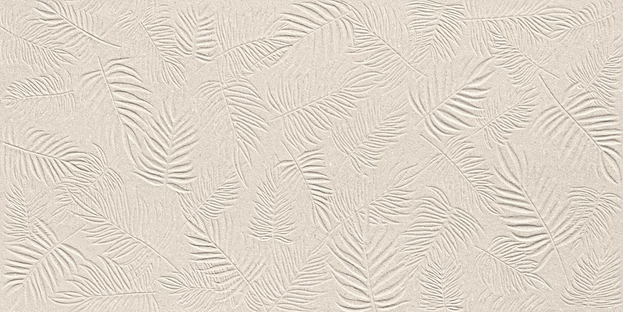 3D Wall Carve Leaf Ivory 40x80 - Pasta Bianca di Atlas Concorde - Prezzo solo €46.60! Compra ora su CEGO CERAMICHE