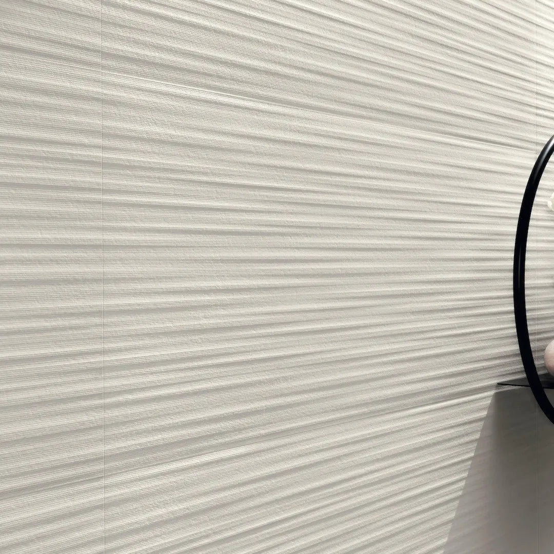 3D Wall Plaster Combed White 50x120 - Pasta Bianca di Atlas Concorde - Prezzo solo €85.05! Compra ora su CEGO CERAMICHE