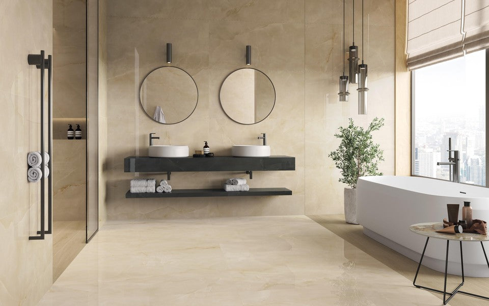 Marvel Onyx Alabaster 120x120 Lapp. - Gres Porcellanato di Atlas Concorde - Prezzo solo €171.29! Compra ora su CEGO CERAMICHE