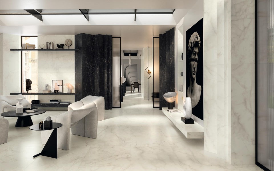 Marvel Shine Calacatta Delicato 120x120 Lapp. - Gres Porcellanato di Atlas Concorde - Prezzo solo €171.29! Compra ora su CEGO CERAMICHE