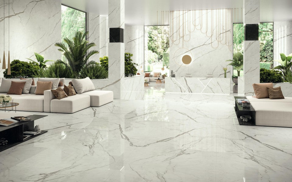 Marvel Shine Statuario Supremo 120x120 Lapp. - Gres Porcellanato di Atlas Concorde - Prezzo solo €171.29! Compra ora su CEGO CERAMICHE