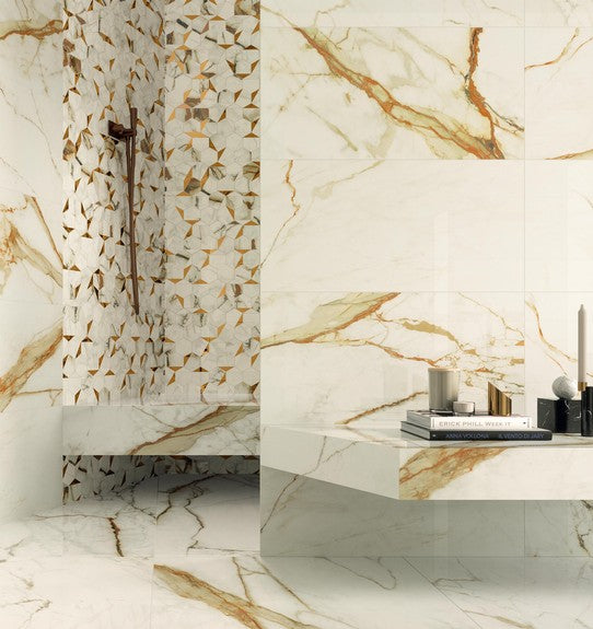 Marvel Shine Calacatta Imperiale 120x120 Lapp. - Gres Porcellanato di Atlas Concorde - Prezzo solo €171.29! Compra ora su CEGO CERAMICHE