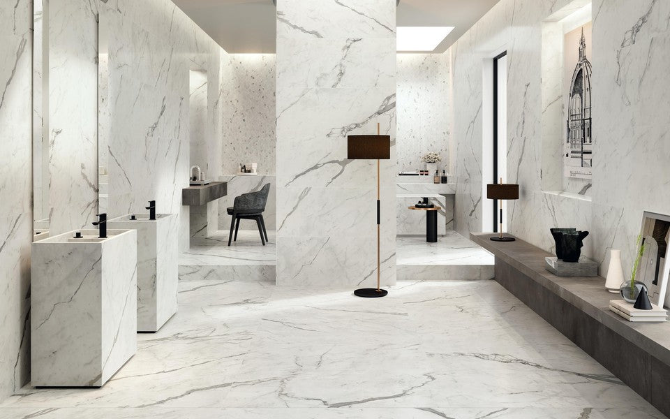 Marvel Shine Statuario Supremo 120x120 Lapp. - Gres Porcellanato di Atlas Concorde - Prezzo solo €171.29! Compra ora su CEGO CERAMICHE