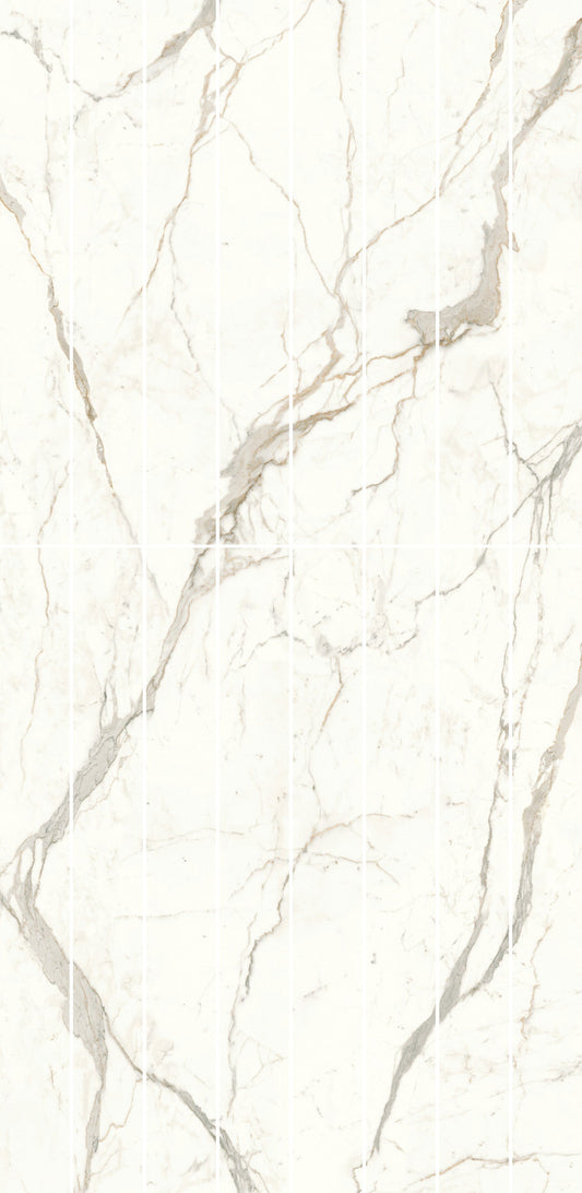 Marvel Shine Calacatta Prestigio Scenic Bookm A Lapp. - Gres Porcellanato di Atlas Concorde - Prezzo solo €819.43! Compra ora su CEGO CERAMICHE