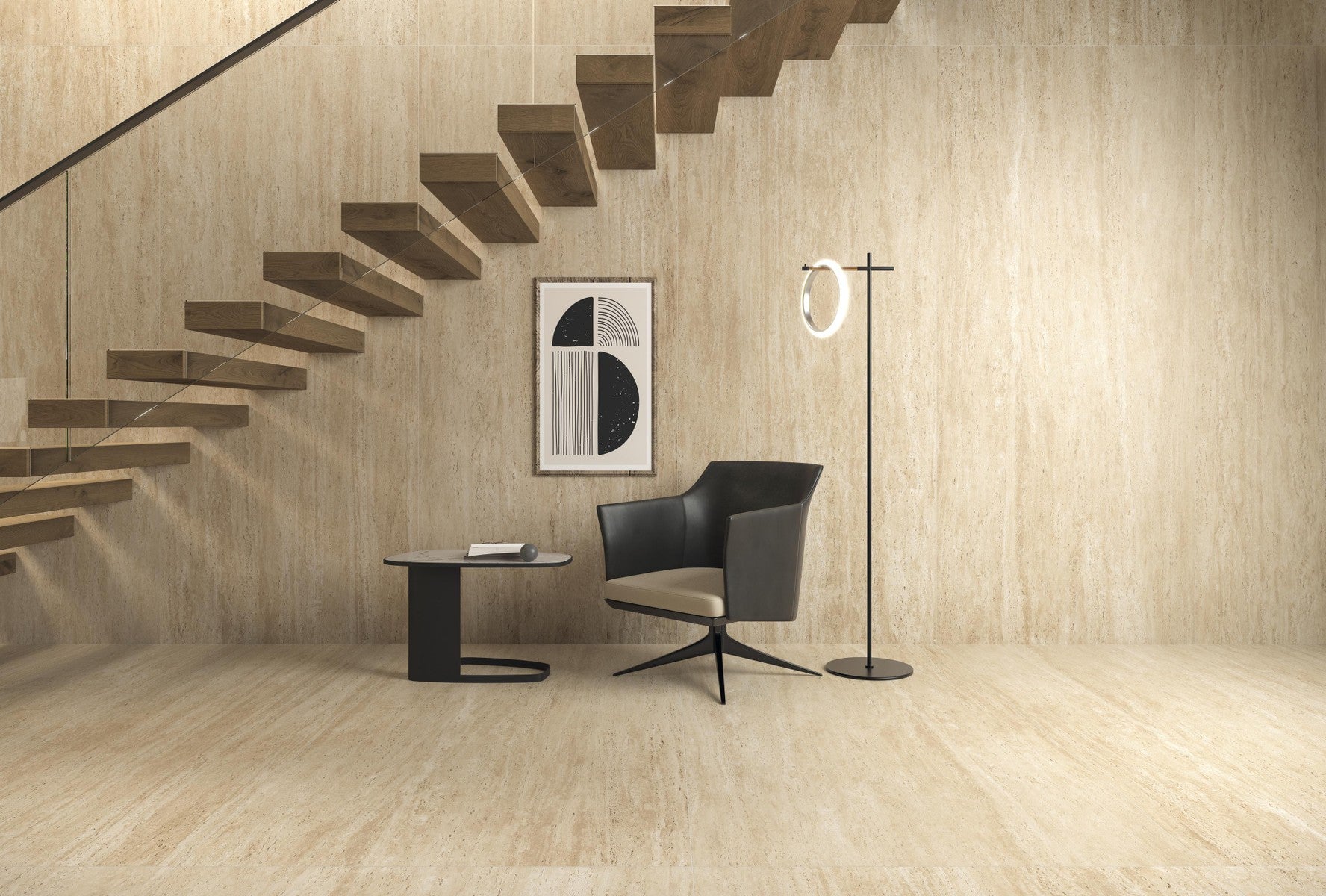 Marvel Travertine Sand Vein 120x240 - Gres Porcellanato di Atlas Concorde - Prezzo solo €169! Compra ora su CEGO CERAMICHE