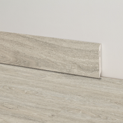 Clap battiscopa PVC tondo Letea 70x10x2200 mm