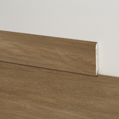 Clap battiscopa PVC tondo Lut 70x16x2200 mm - Déco, immagine 1