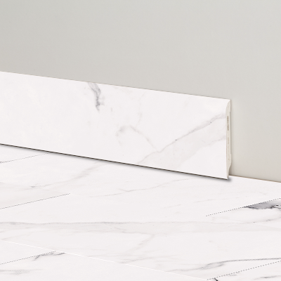 Clap battiscopa PVC tondo Rusk 70x16x2200 mm - Déco, immagine 1