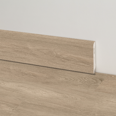 Clap battiscopa PVC tondo Rub 70x16x2200 mm - Déco, immagine 1
