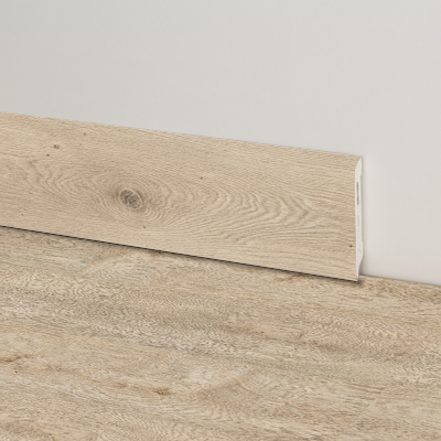 Clap battiscopa PVC tondo Takla 70x16x2200 mm - Déco, immagine 1