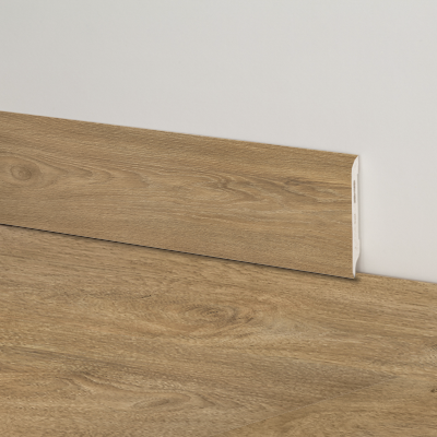 Clap battiscopa PVC tondo Zuma 70x16x2200 mm - Déco, immagine 1