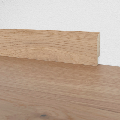 Clap Real battiscopa legno tondo Log 70x10x2400 mm - Déco, immagine 1
