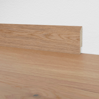 Clap Real battiscopa legno tondo Robu 70x10x2400 mm - Déco, immagine 1